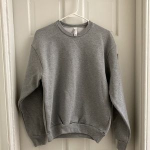 American Apparel Fleece Crew Neck Cotton Blend Sweatshirt NWOT